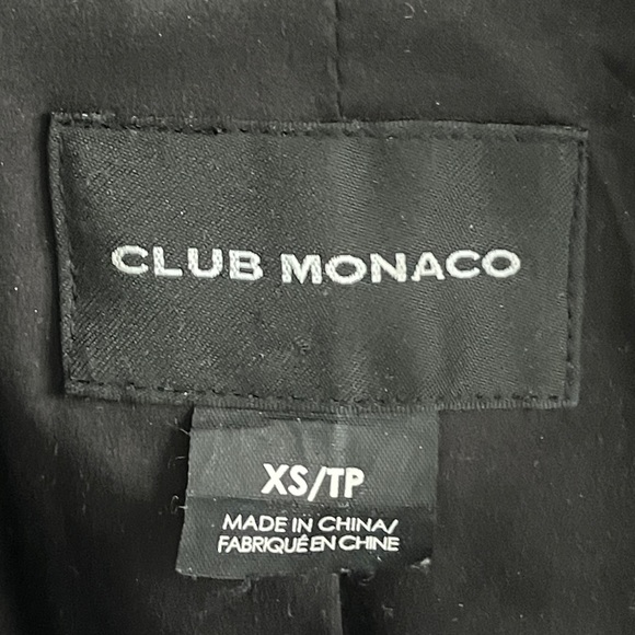 Club Monaco Wool Crosszip Overcoat - Picture 2 of 6